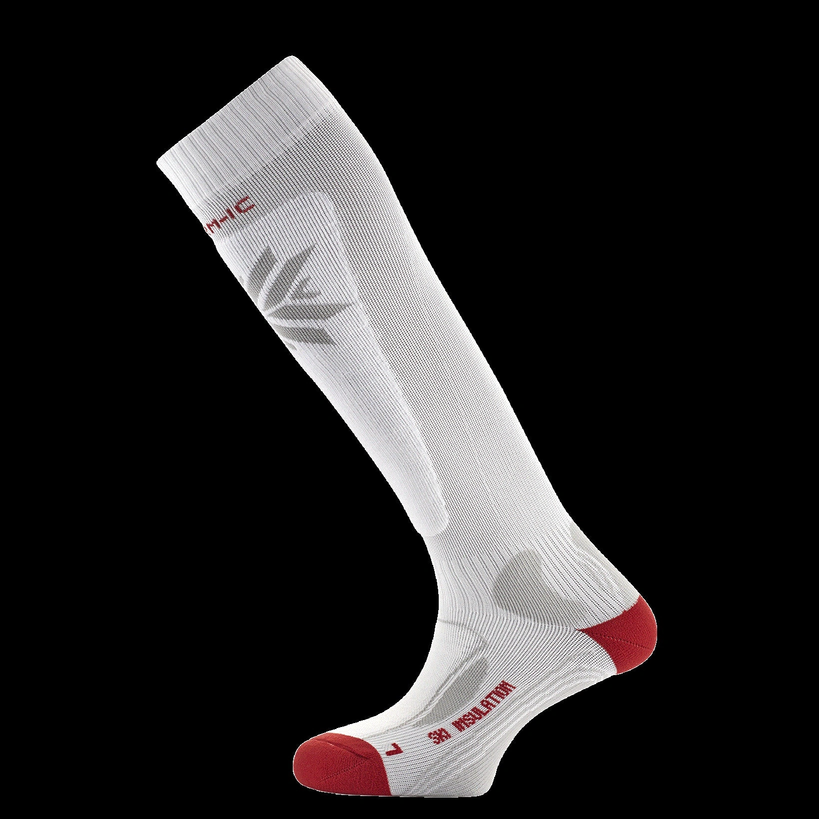 Calcetines de esquí blancos cálidos ¡A esquiar con estilo y confort!